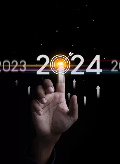 countdown 2024 concept new year s eve turning year 2023 2024 - Marketing Digital em 2024: Como Se Manter Relevante No Cenário Em Constante Evolução - As estratégias de marketing digital em 2024 serão fortemente marcadas pela inovação, adaptação e personalização. Neste cenário, é importante que os profissionais de marketing estejam cientes de onde concentrar seus esforços para maximizar seus resultados.